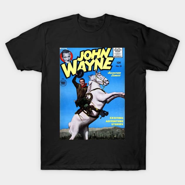 John_Wayne T-Shirt by Anung